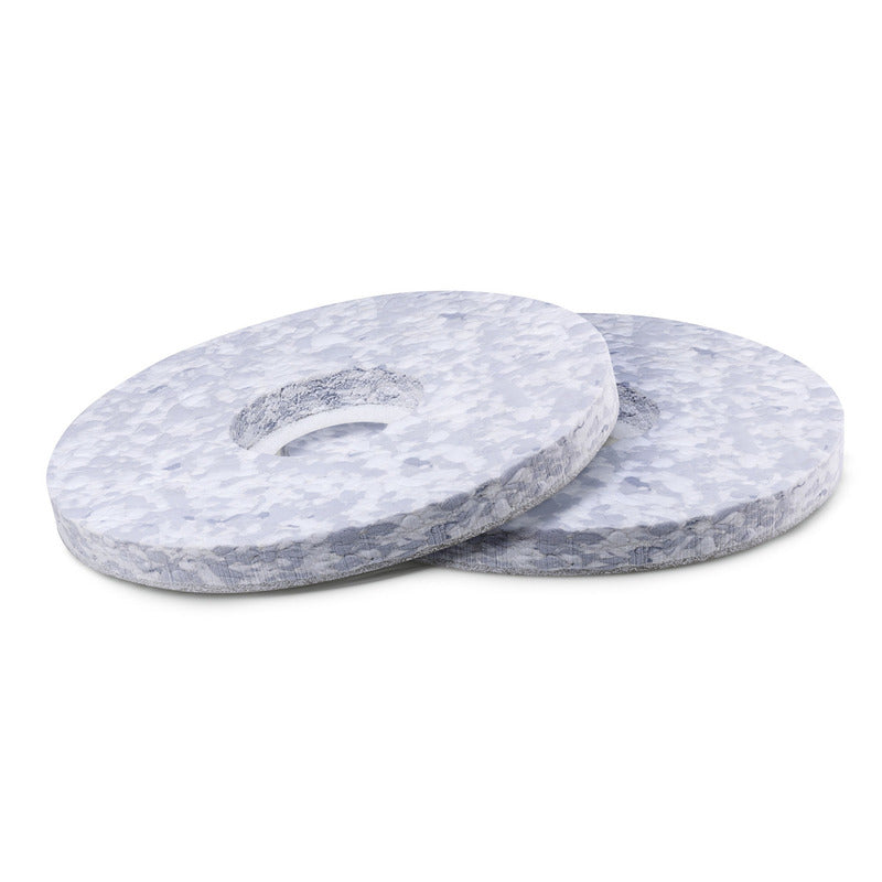 Melaminpad, Grau / Weiß, 406 mm, 2 Stück
