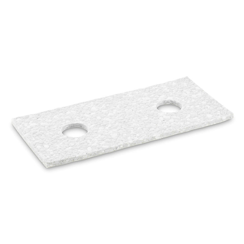Melaminpad, Grau / Weiß, 644 mm, 2 Stück