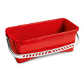 10 l Rechteckiger Eimer, rot