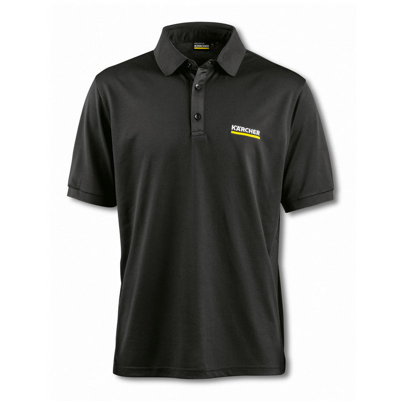 Poloshirt Herren COOL DRY, Gr. L, schwarz