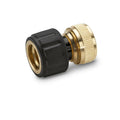 Messing Schlauchkupplung 1/2" und 5/8" mit Aqua Stop