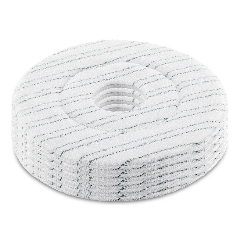 Mikrofaserpad, Weiß, 356 mm, 5 Stück