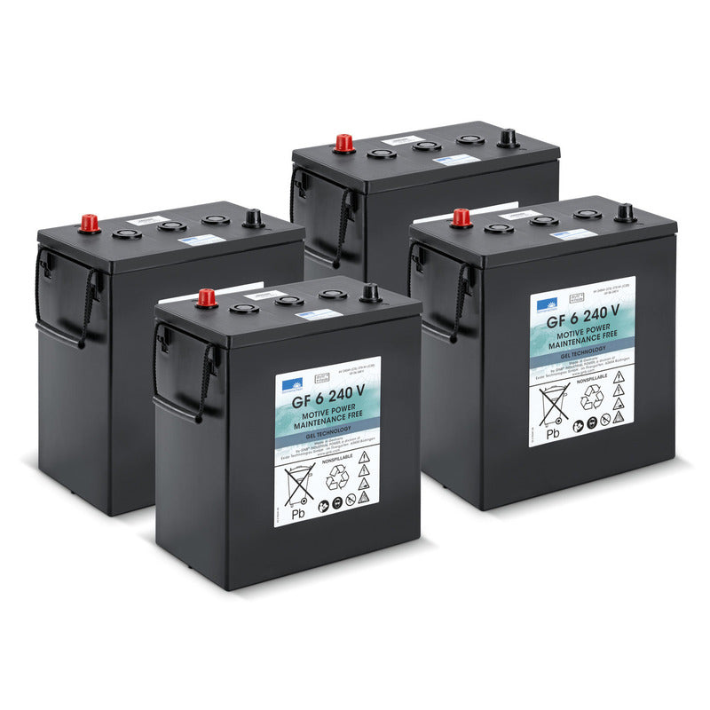 Batteriesatz, 24 V, 240 Ah, Wartungsfrei