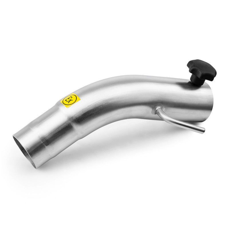 Handgriff Edelstahl AISI 304 gebogen DN50 auf DN-F50