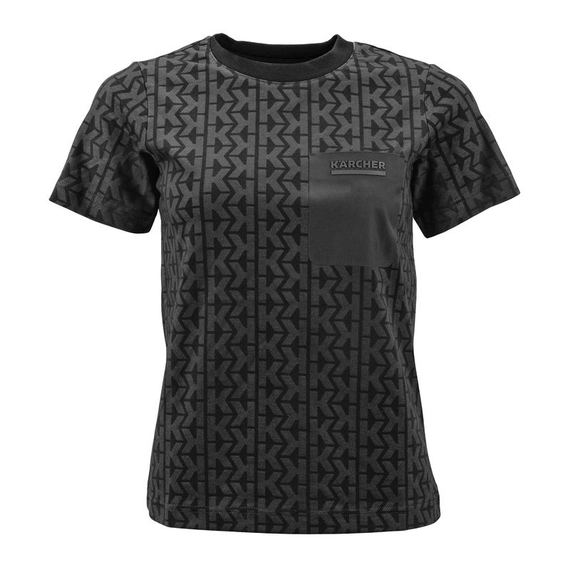 Damen T-shirt K-LINE Black Pattern, Größe XL