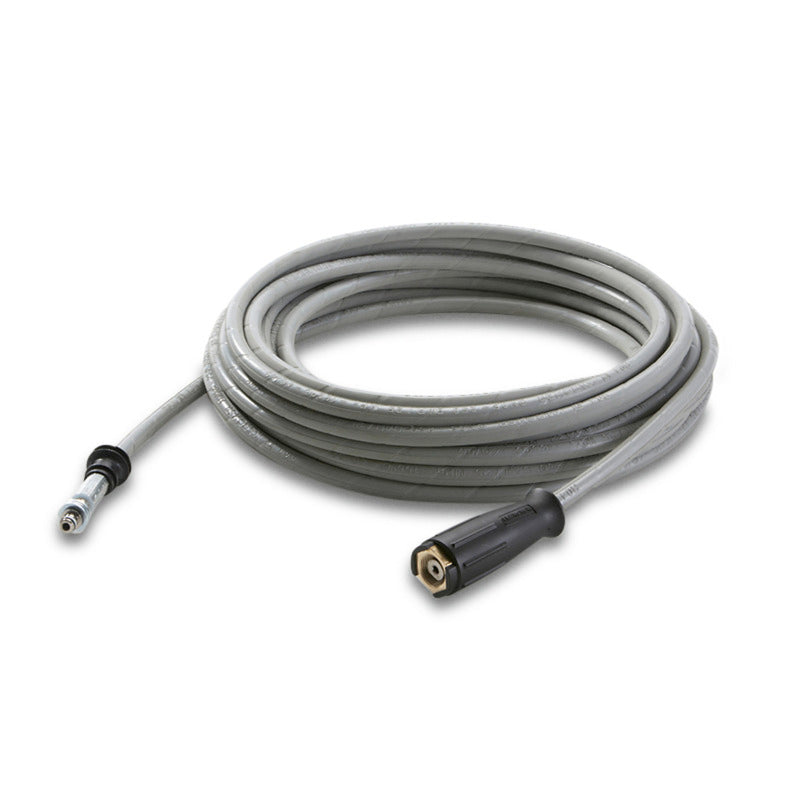 Hochdruckschlauch Lebensmittel, 15 m, DN 6, 250 bar, 1 x M22 x 1,5 / 1 x AVS-Schlauchtrommelanschluss