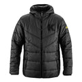Wattierte Kapuzenjacke schwarz K-LINE unisex Größe XXXXL